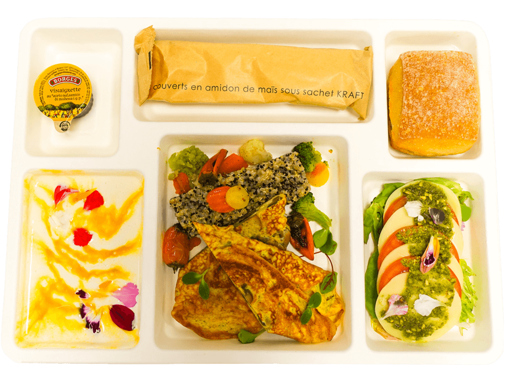 plateau repas Numéro 3B sans couvercle