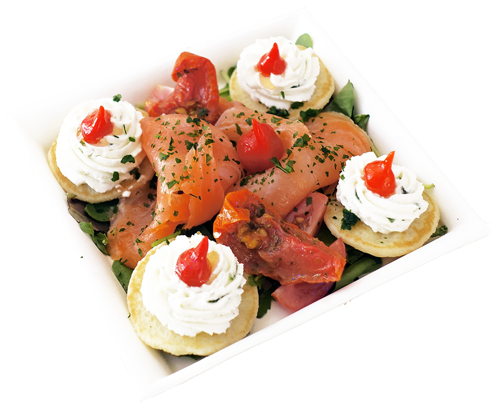 salade blinis saumon gralevax
