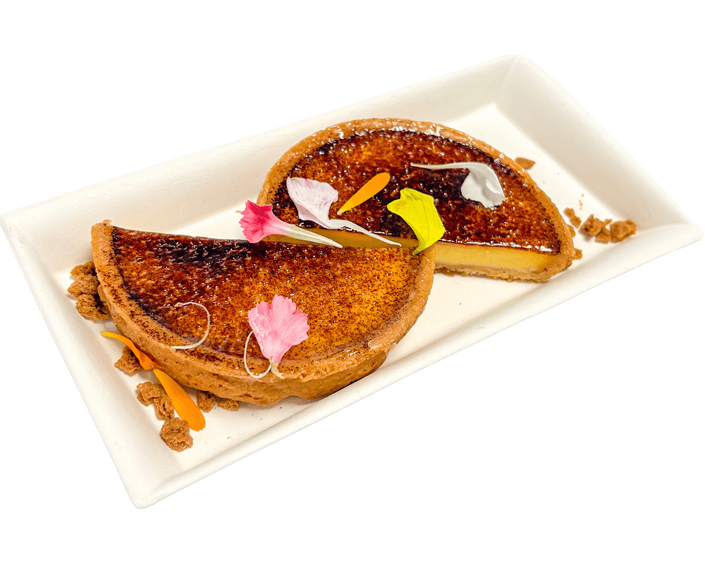 tarte créme brulée