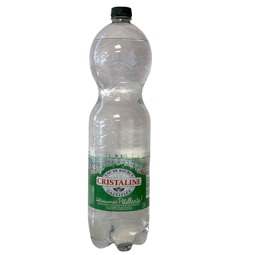 eau pétillante 1,5 l Cristaline